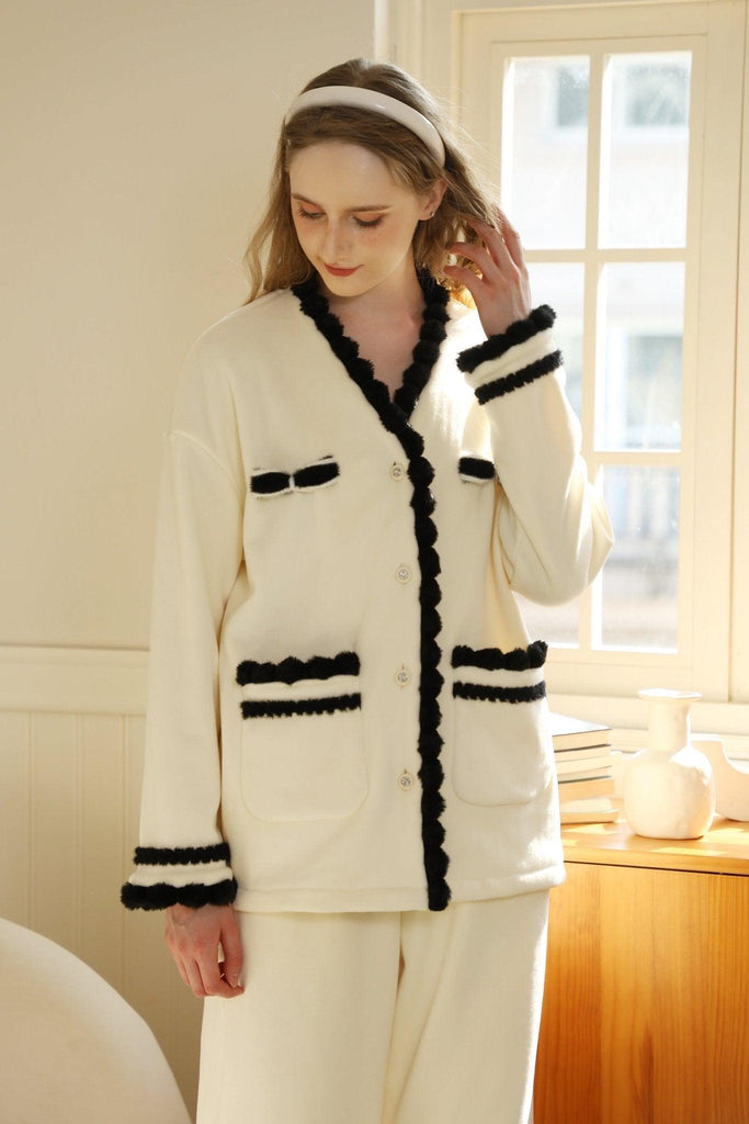 Z Winter Plush Warm Women's Loungewear Cozy Set | Musebree - Musebree