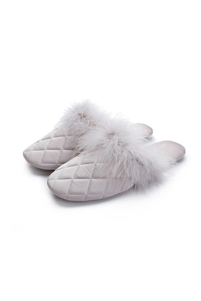 Z Fluffy warm plush fashionable delicate slippers | Musebree - Musebree