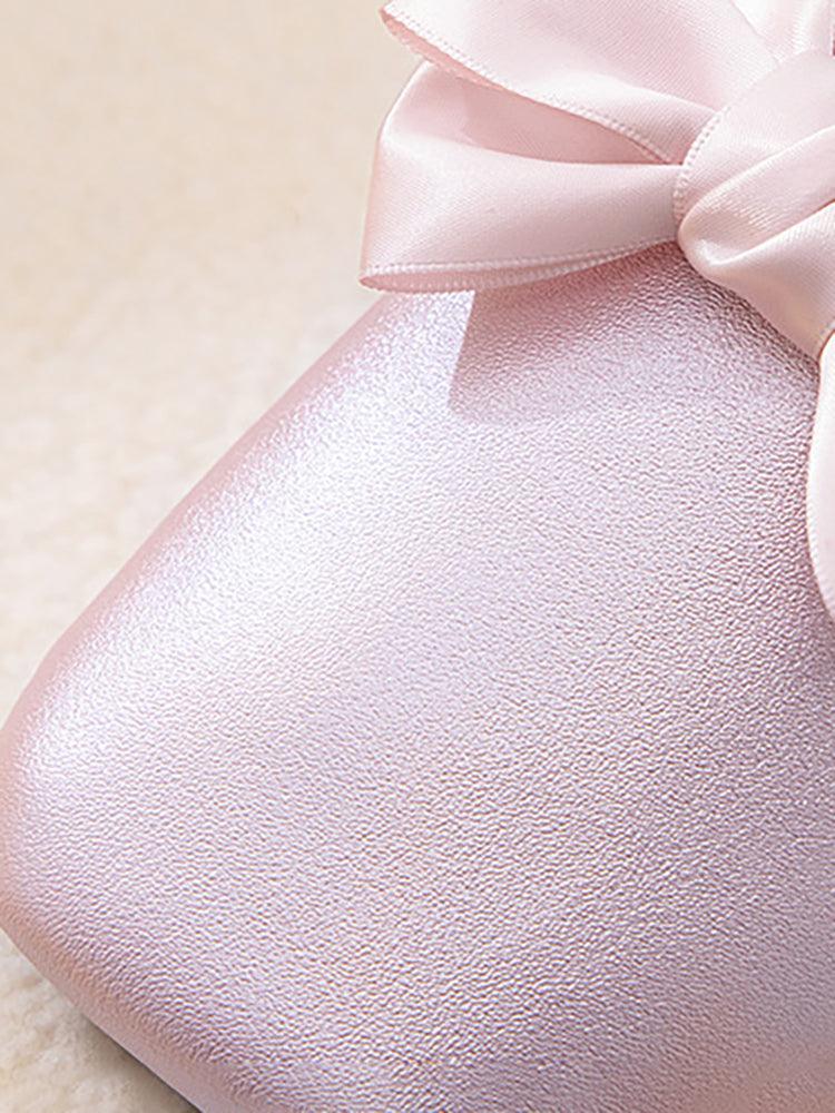 U【Valentine's Day】Pink Bow Slippers Sweet and Playful Design | Musebree - Musebree