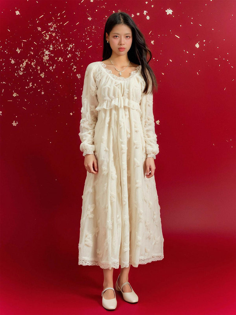 X Autumn Winter Thick Coral Velvet Sweet Cream Princess Homewear Pajamas | Musebree - Musebree