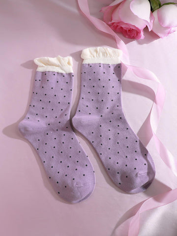 X【New Year Gift】Free Korean version of the sweet fashion a variety of styles in the mid-calf warm cotton socks | Musebree - Musebree