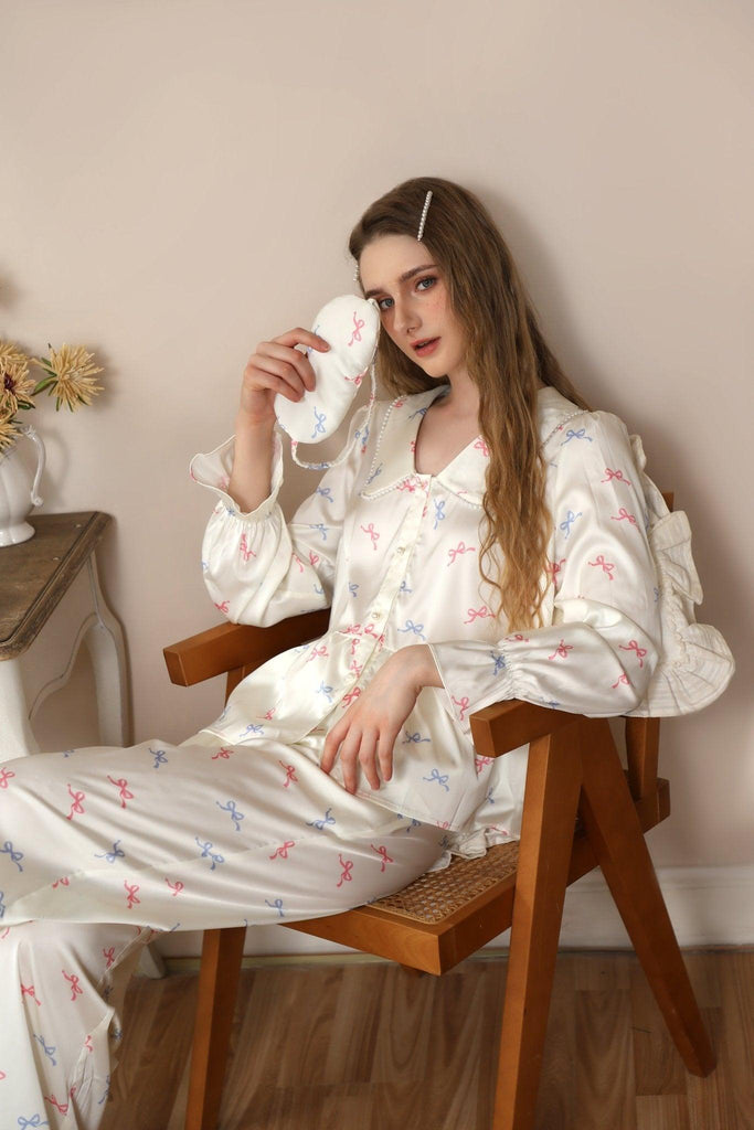 Z Sweet Printed Loungewear and Pearl Embellishments | Musebree - Musebree