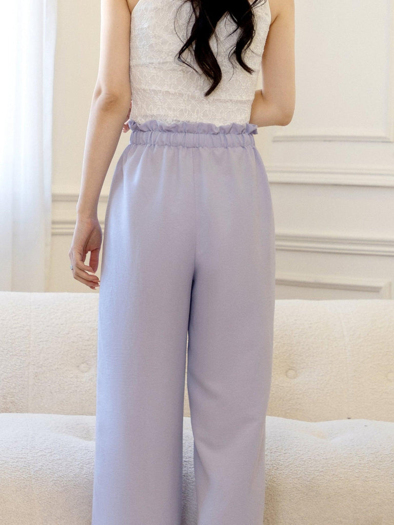 V Romantic Ruffle Design Princess Style Stretchy Comfortable Elastic Fabric Pants | Musebree - Musebree